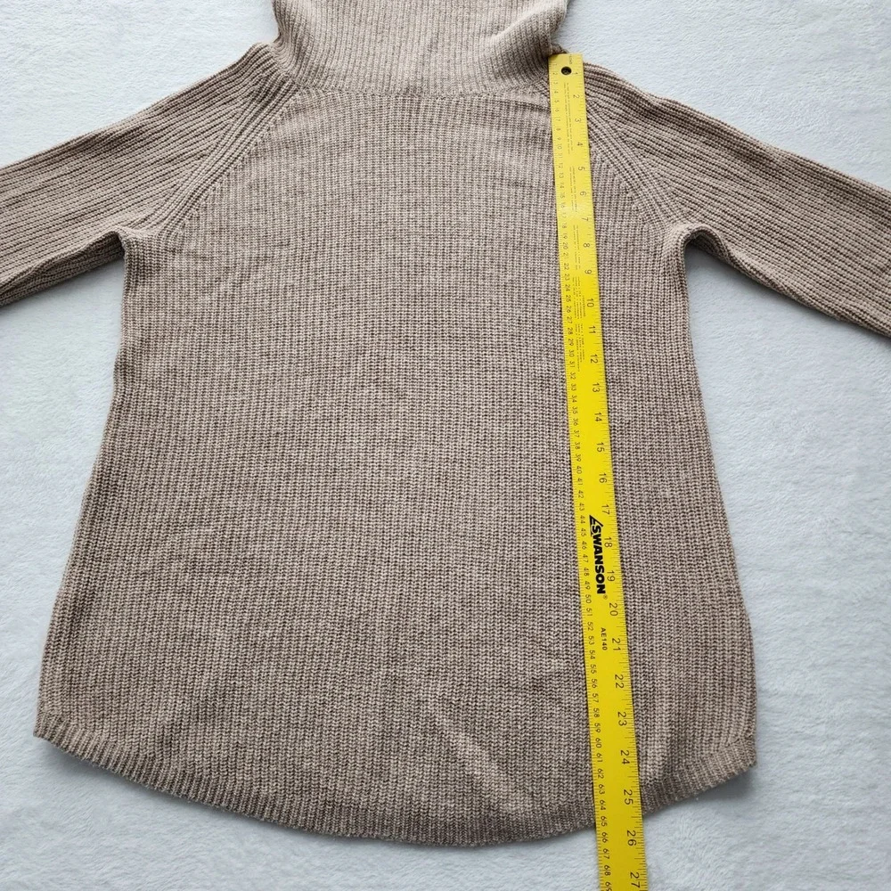 Tahari Cowl Neck Sweater Womens Small Merino Wool Blend Rib Knit Tunic Luxury - Picture 11 of 16